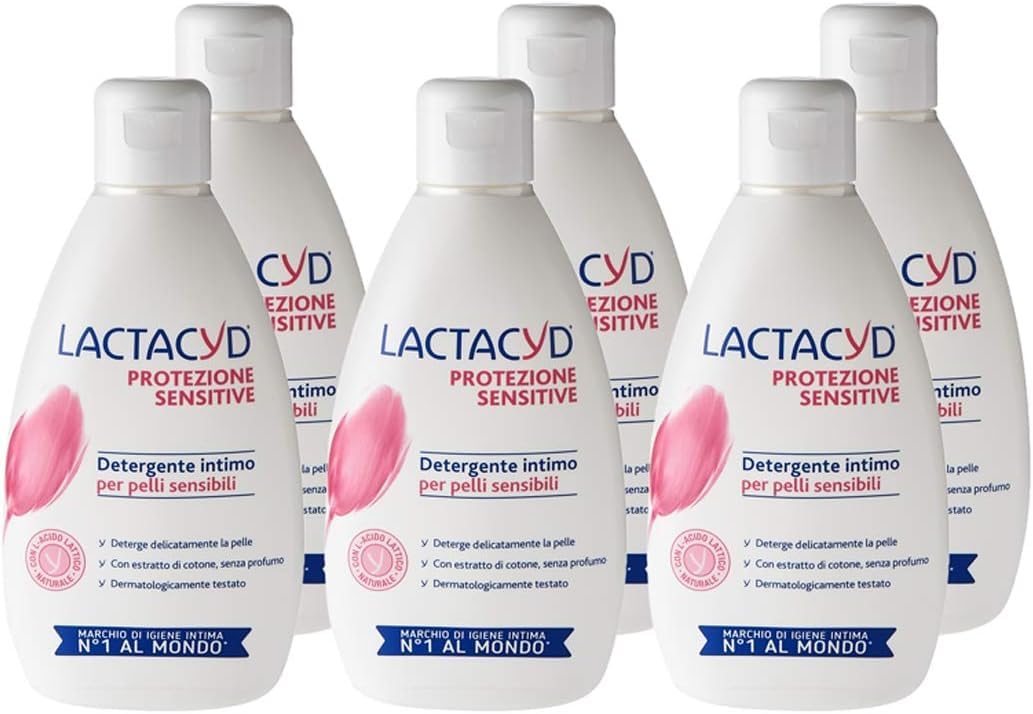 lactacyd-protezione-sensitive-gel-detergente-intimo-ph-acido-6-x-300-ml image 2