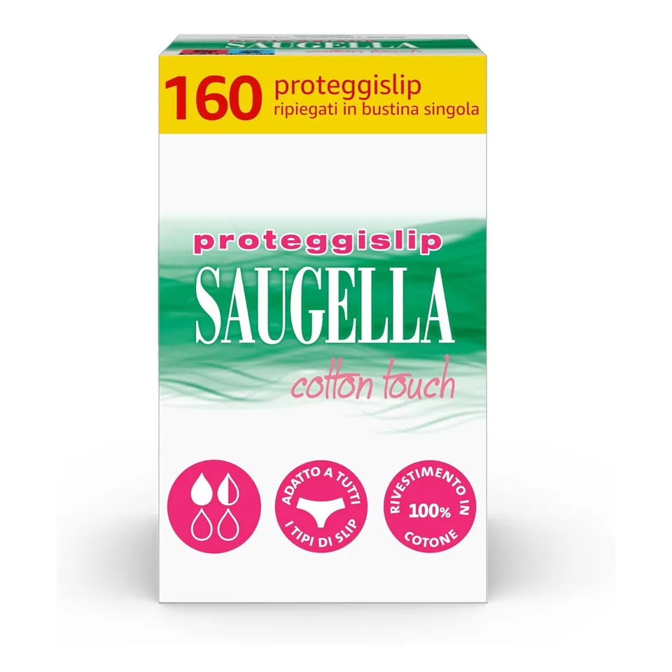 saugella-cotton-touch-salvaslip-antibatterici-antiodore-160-pz image 1