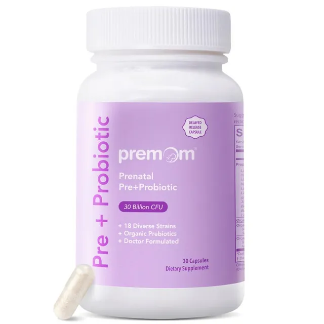 premom-pre-postnatal-probiotics-probiotico-pre-e-postnatale-30-miliardi-cfu image 1