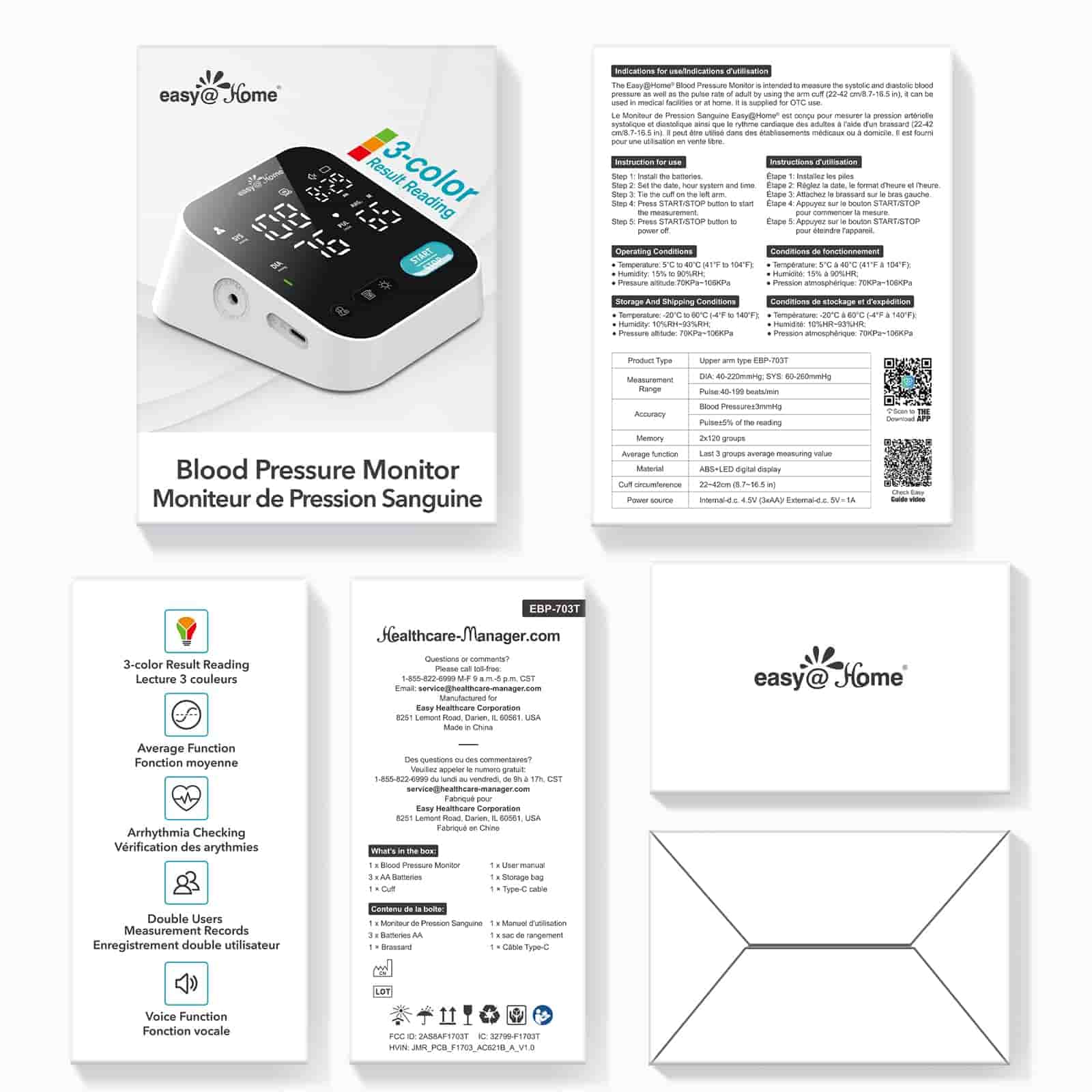 easy-home-misuratore-di-pressione-smart-da-braccio-monitor-pressione-arteriosa-a image 4