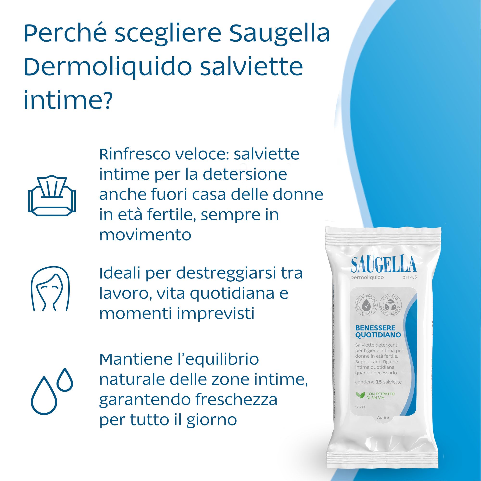 saugella-dermoliquido-balance-salviette-intime-ph-4-5-15-pezzi image 4