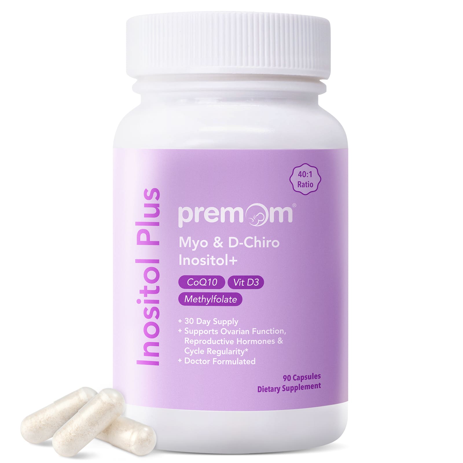 premom-inositol-plus-integratore-prenatale-myo-inositolo-2000-mg-d-chiro-inosito image 1