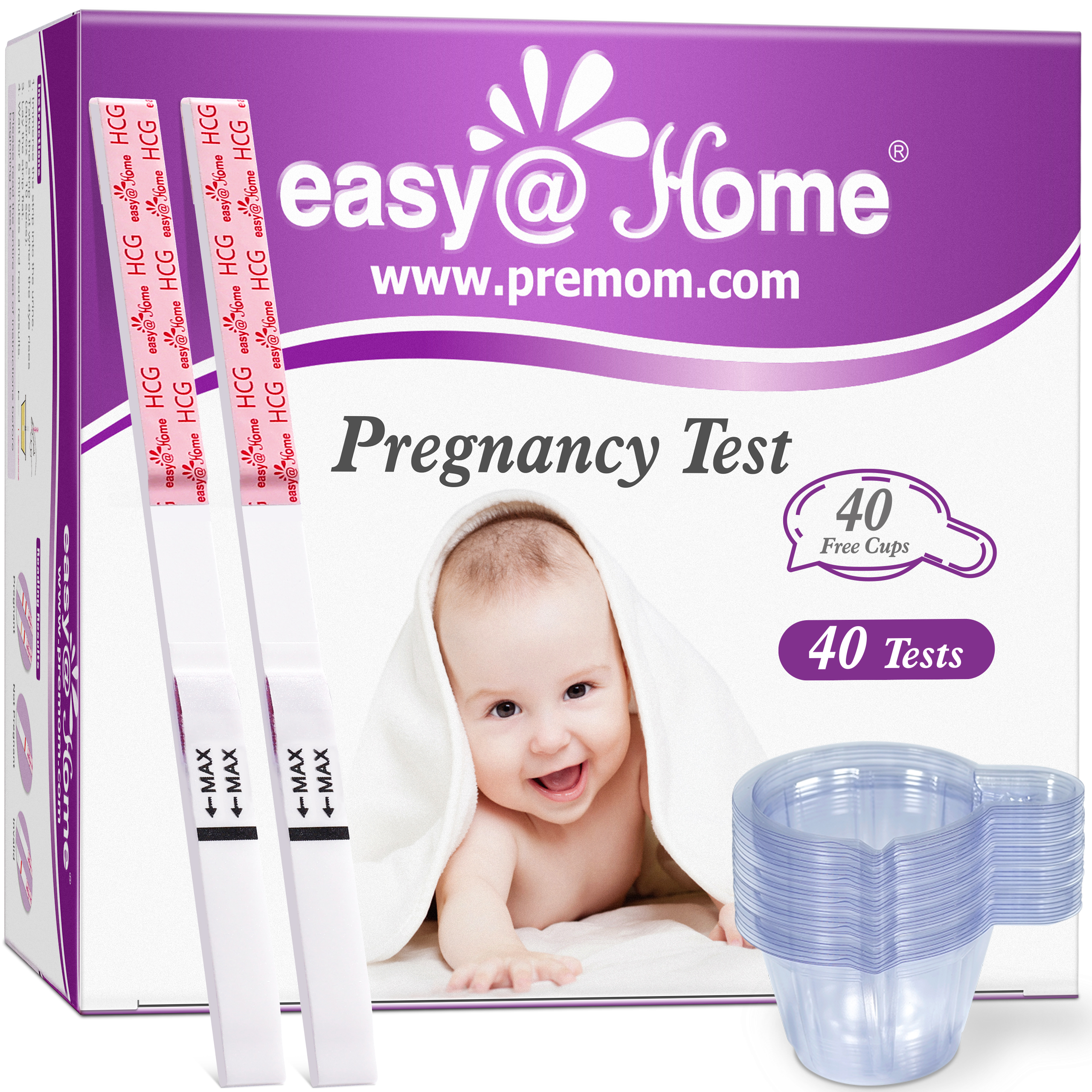 premom-easy-home-strisce-test-di-gravidanza-con-bicchierini image 1