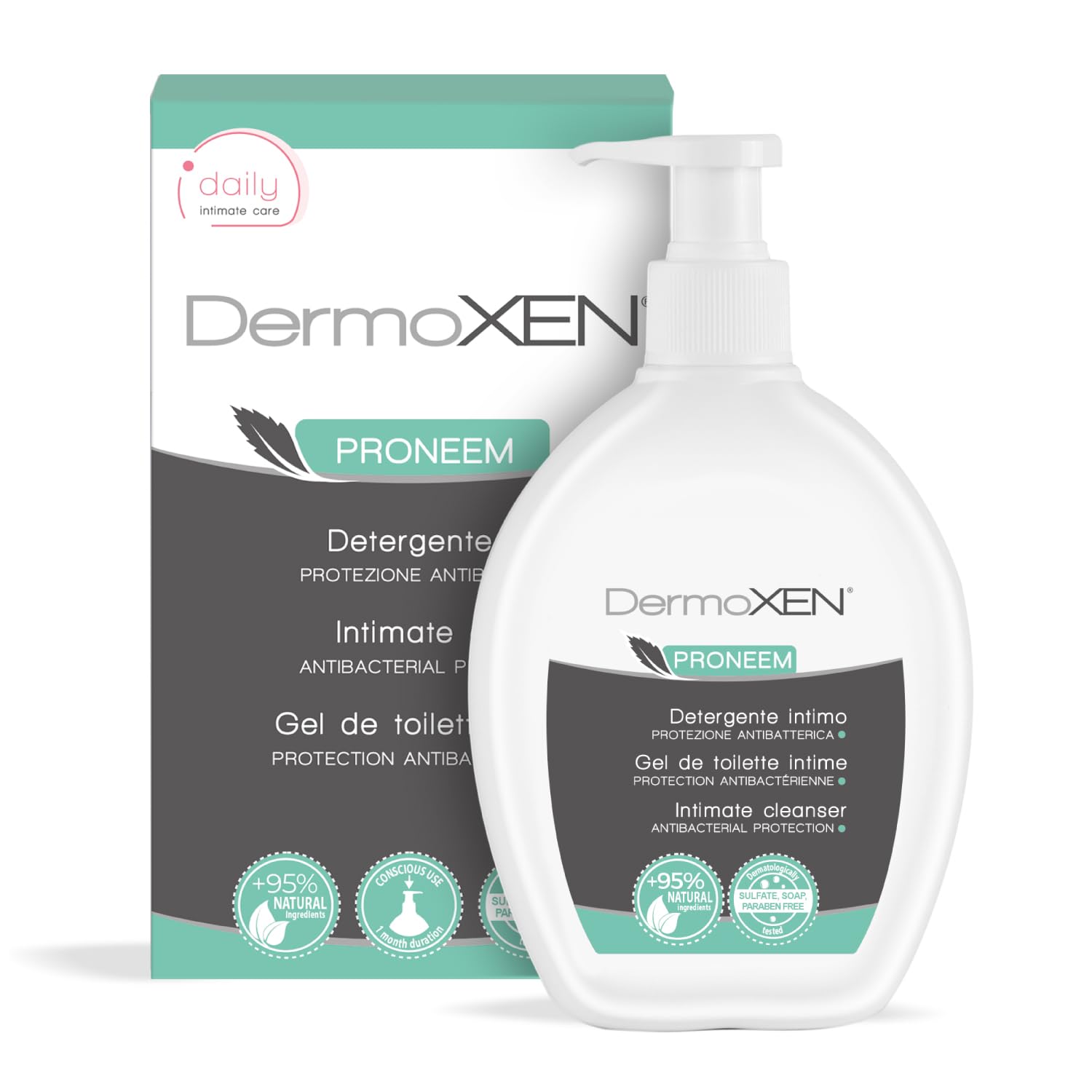 dermoxen-proneem-detergente-intimo-donna-antibatterico-200ml image 1