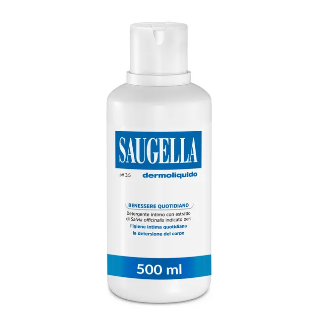 saugella-dermoliquido-detergente-intimo-quotidiano-ph-3-5-500-ml image 1