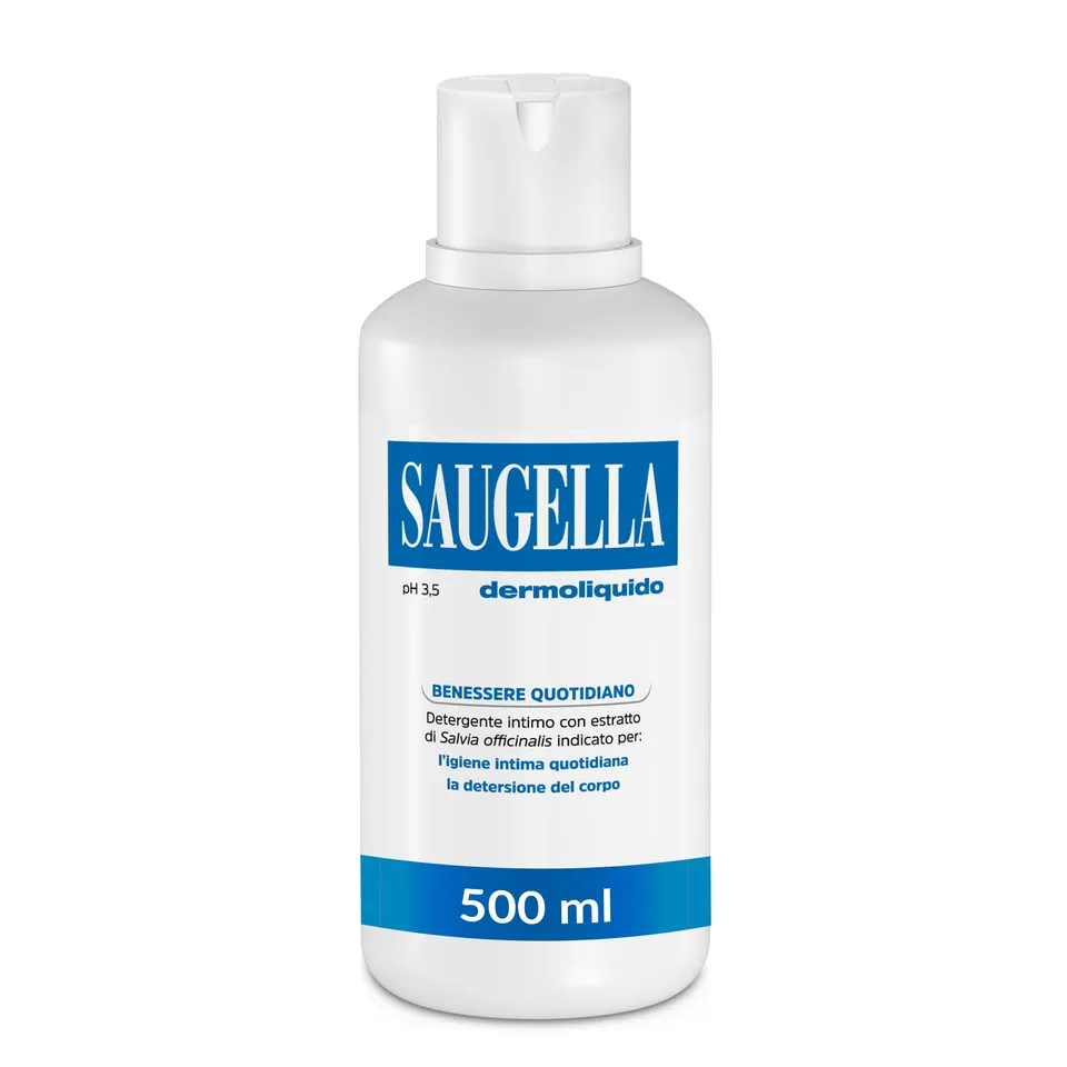 saugella-dermoliquido-detergente-intimo-quotidiano-ph-3-5-500-ml image 1