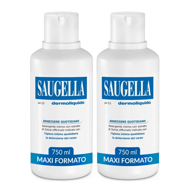 saugella-dermoliquido-detergente-intimo-ph-3-5-antiodore-2-x-750-ml image 1